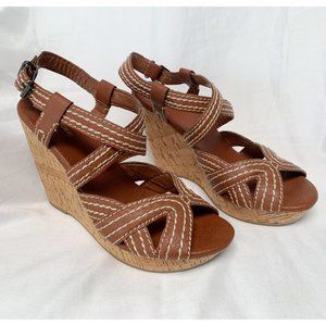 Banana Republic Brown Wedge Sandals